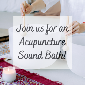 Join Seneca Falls Acupuncture and Crystal Clear Healing for our first Acupuncture Sound Bath!